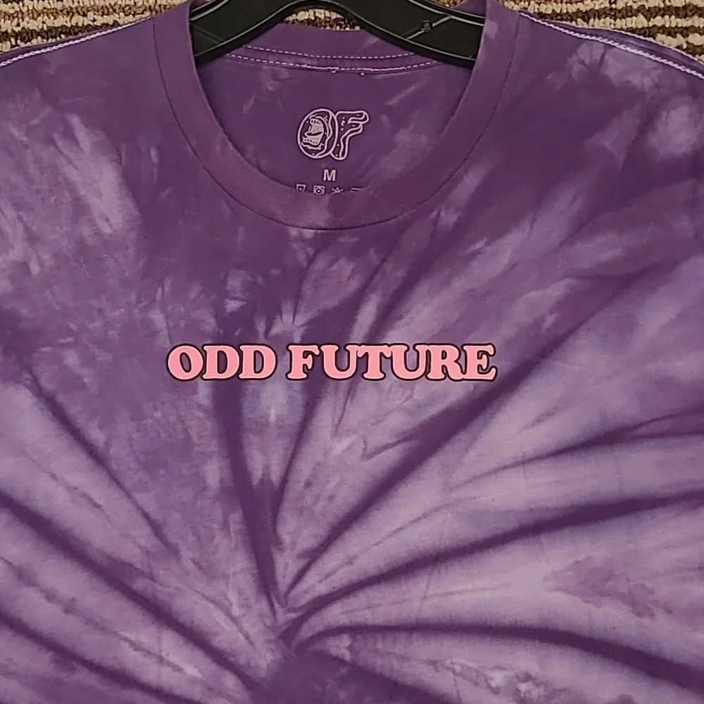 OFWGKTA Odd Future x Santa‎ Cruz Purple Tie Dye Mens Medium Short Sleeve T Shirt